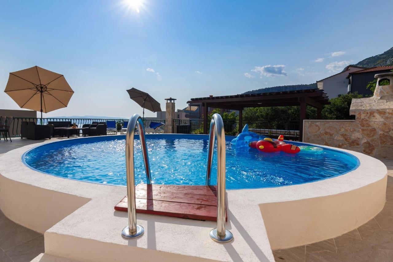 Navis Sea View Apartment With Pool マカルスカ エクステリア 写真