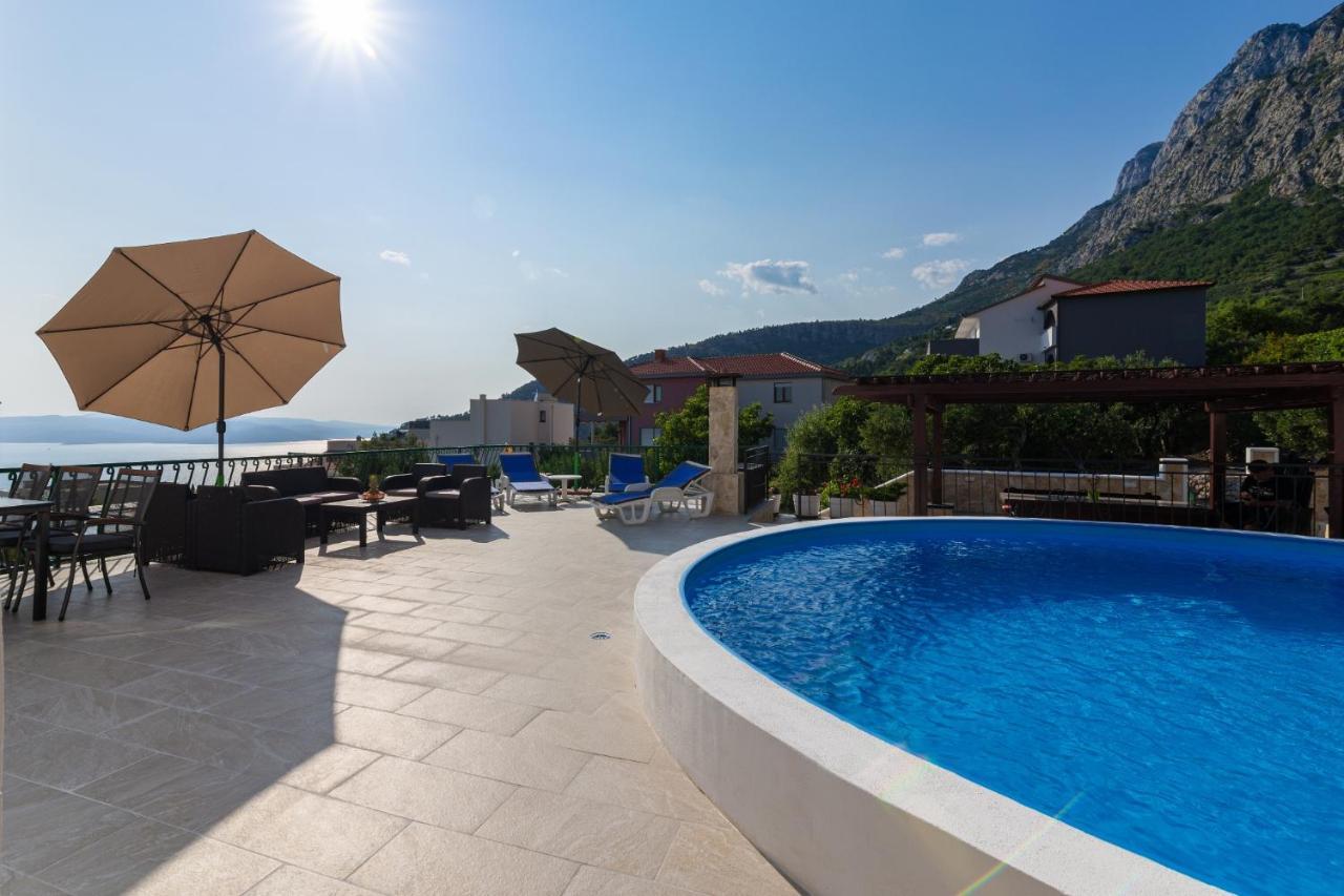 Navis Sea View Apartment With Pool マカルスカ エクステリア 写真