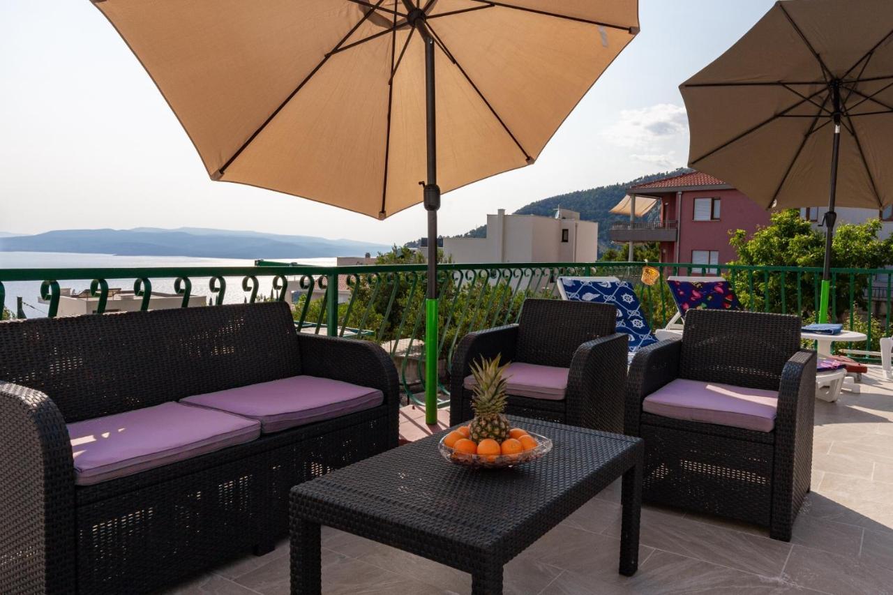 Navis Sea View Apartment With Pool マカルスカ エクステリア 写真