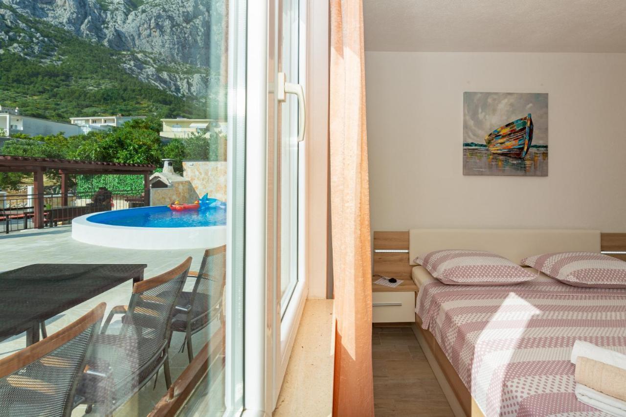 Navis Sea View Apartment With Pool マカルスカ エクステリア 写真