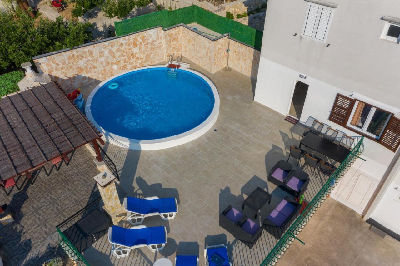 Navis Sea View Apartment With Pool マカルスカ エクステリア 写真